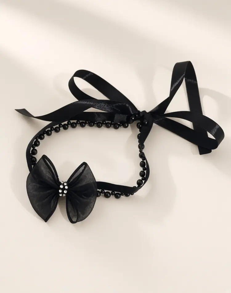 خرید چوکر گات لیدی Choker پاپیونی و عروسکی ترند جدید پینترست زنانه کد 178